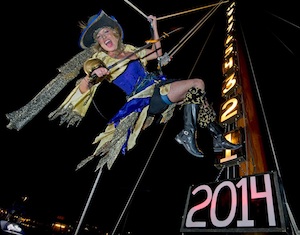 Image 3 - Schooner Wharf Bar's original New Year's Eve tradition is the "Lowering of the Pirate Wench." Image: Rob O'Neal